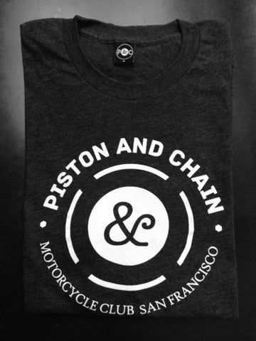 070 Men's T-Shirt - New 2014 Piston & Chain Logo!